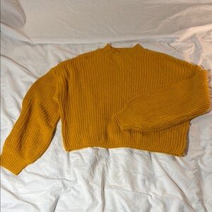 Forever 21 Golden Crew Neck Sweater